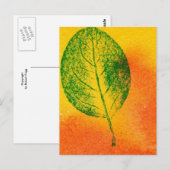 "Spring Apple #4" Carte postale des routes de camp (Devant / Derrière)