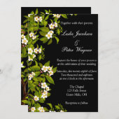 Spring Apple Blossom Wedding Invite Kaart (Voorkant / Achterkant)