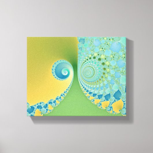 Spring Arrives - Fractal Art Canvas Afdruk (Voorkant)