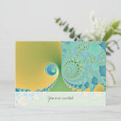 Spring Arrives - Fractal Art Kaart (Staand voorkant)