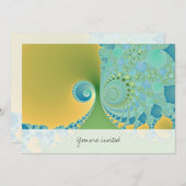 Spring Arrives - Fractal Art Kaart (Voorkant / Achterkant)