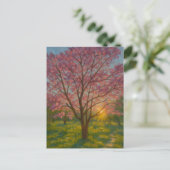 Spring Awakening - Blooming Tree Landscape Briefkaart (Staand voorkant)