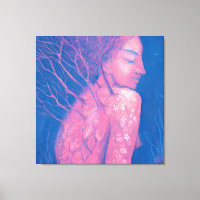 Spring Awakening Dryad Fantasy Girl Magical Forest