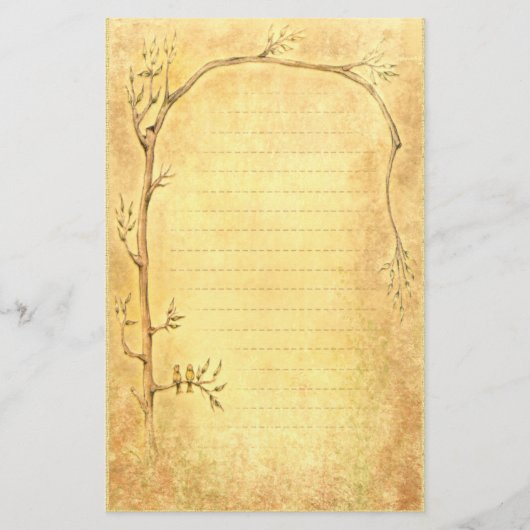 Spring Awakening - Gouden Briefpapier (Voorkant)