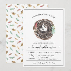 Spring Baby Baby Shower staat op het punt uit te Kaart
