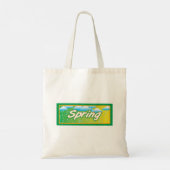 Spring Banner-teken Tote Bag (Achterkant)