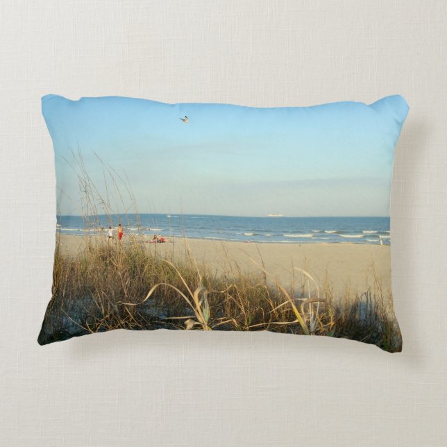 Spring Beach Scene No. 3 Accent Kussen (Achterkant)