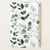 SPRING BEAUTY BOTANICAL VERT Wedding planner (Dos)
