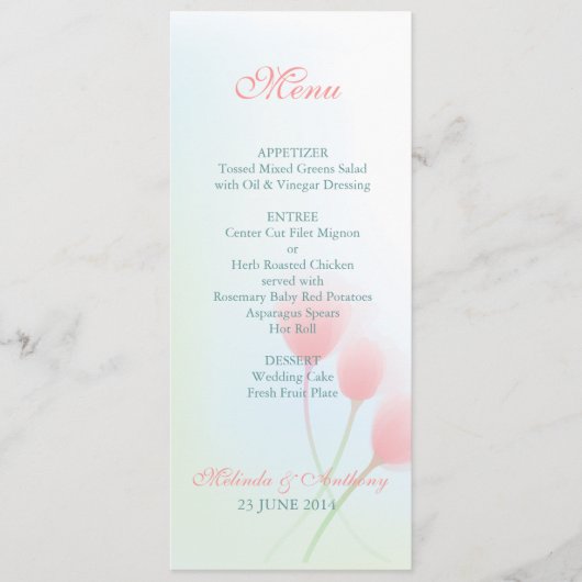 Spring Beauty Menu (Voorkant)