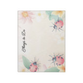 Spring Beetles gepersonaliseerd Notitieblok (Gedraaid)