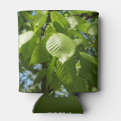 Spring Birch Leaves Green Tree Blikjeskoeler (Achterkant)