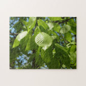 Spring Birch Leaves Green Tree Legpuzzel (Horizontaal)