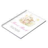 Spring Bird Watering Can Baby Shower Guest Book Notitieboek (Linkerzijde)
