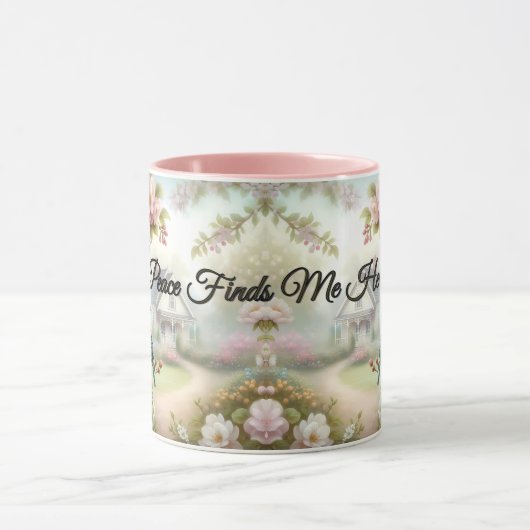 Spring Birdhouse With Pastel Flowers And Bird Mok (Midden)