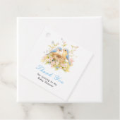 Spring Birds Baby Shower Bedankjes Labels (In situ)