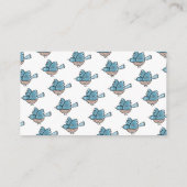 Spring Birds Luier Raffle Baby shower Informatiekaartje (Achterkant)