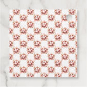 Spring Birds Nest Baby Shower Bedankjes Labels (Achterkant)