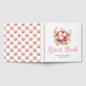 Spring Birds Nest Baby Shower Guest Book Gastenboek (Volledig)