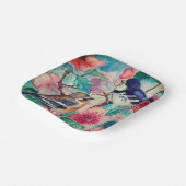 Spring Birds Paper Borden Papieren Bordje (Gebogen)