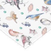Spring Birds Pattern Korte Tafelloper (Hoek)