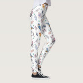 Spring Birds Pattern Leggings (Rechts)