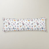 Spring Birds Pattern Lichaamskussen (Achterkant)