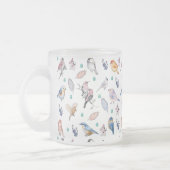 Spring Birds Pattern Matglas Koffiemok (Links)
