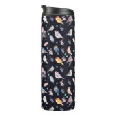 Spring Birds Pattern Thermosbeker (Geroteerd rechts)