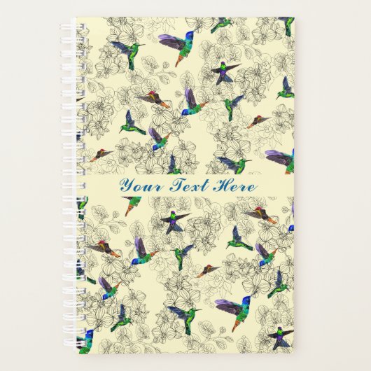 Spring Birds Planner - aangepaste tekstnaam (Voorkant)