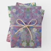 Spring Bloemen Assortiment Verpakking Papier Inpakpapier Vel (In situ)