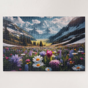 Spring Bloom - Adembenemend Schilderachtig landsch Legpuzzel