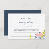 SPRING BLOOM FLORAL-websitekaart (Voorkant / Achterkant)