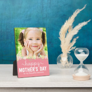 Spring Bloom Moederdag Custom Lijst Plaque Fotoplaat