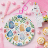 Spring Bloom Pasen 3 Papieren Bordje (Feest)