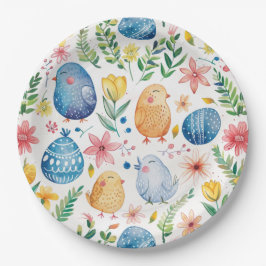 Spring Bloom Pasen 3 Papieren Bordje