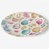 Spring Bloom Pasen 6 Papieren Bordje (Gekanteld)