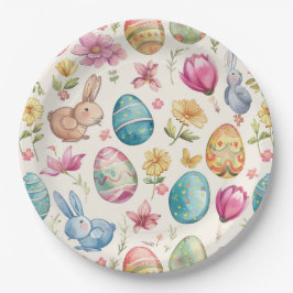 Spring Bloom Pasen 6 Papieren Bordje