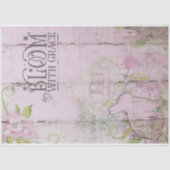 Spring Bloom w/Grace Floral Bunny Tissuepapier (Voorkant)