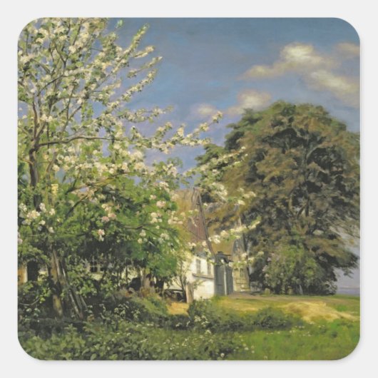 Spring Blossom, 1908 Vierkante Sticker (Voorkant)