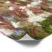 Spring Blossom Almond Tree Pointillism Artwork Poster (Hoek)