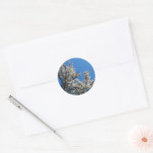 Spring Blossom Apple-boom Ronde Sticker (Envelop)