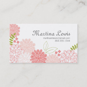 Spring Blossom Calling Card Contactkaartje