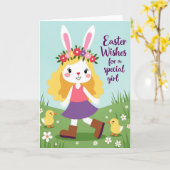 Spring Blossom Character Card Kaart (Gele Bloem)