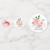Spring Blossom Floral Baby shower Confetti (Voorkanten)