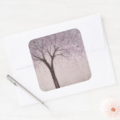 Spring Blossom II Vierkante Sticker (Envelop)