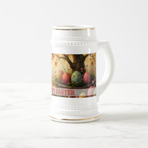 Spring Blossom Magic met paaseieren pracht Bierpul