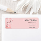 Spring Blossom - Sakura-monogrammed Etiket (Insitu)