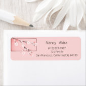 Spring Blossom - Sakura-monogrammed Etiket (Insitu)