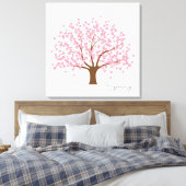 Spring Blossom Tree Canvas Afdruk (Insitu (Slaapkamer))