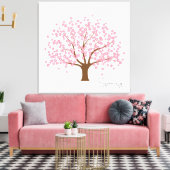 Spring Blossom Tree Canvas Afdruk (Insitu (Woonkamer))